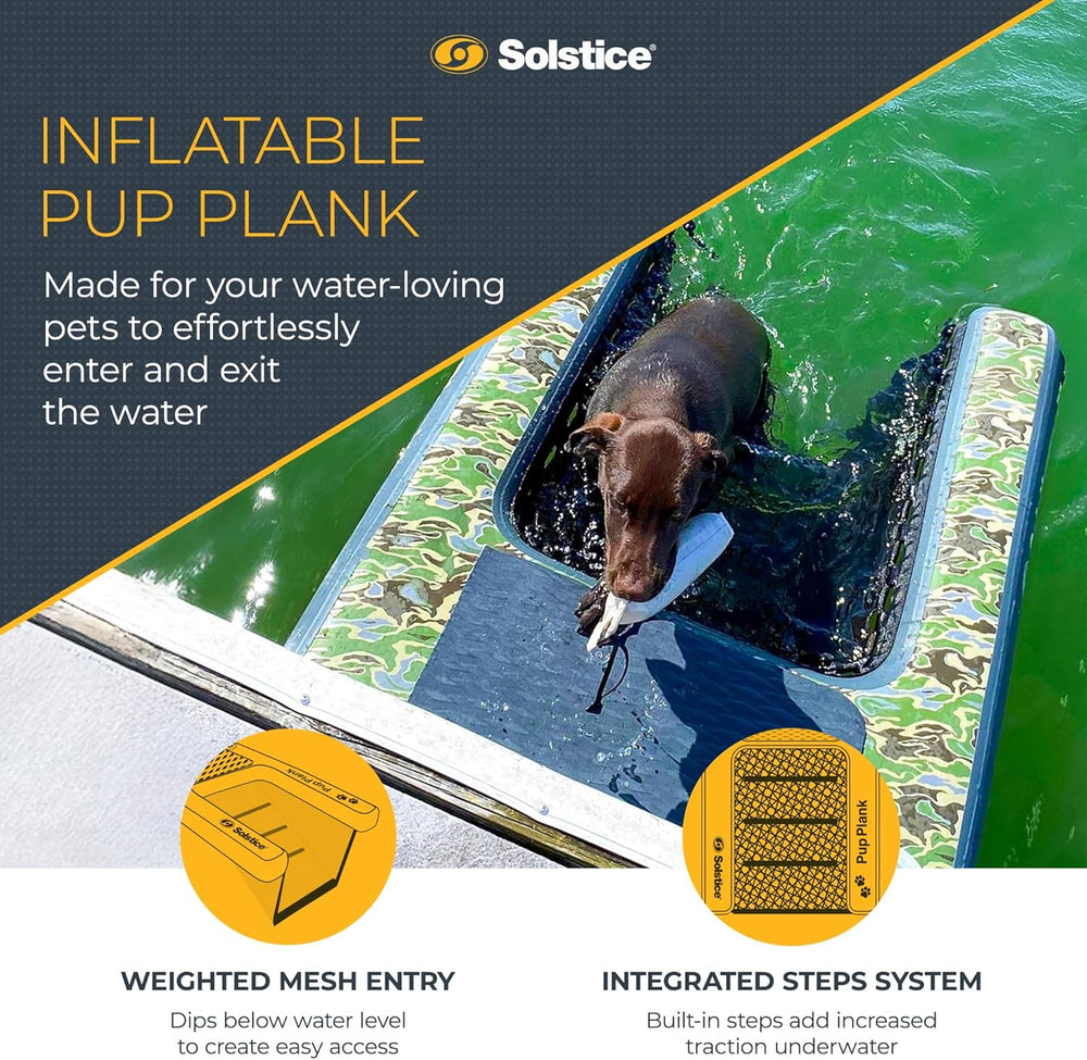 Swimline Solstice 33250 Inflatable Pup Plank Sport XL 48" x 32" with 200 Lbs Capacity New