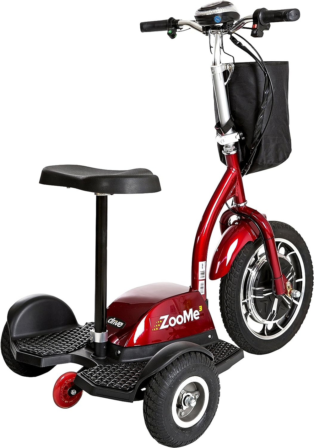 Drive Medical ZOOME3 Foldable Mobility Scooter 3-Wheel Red New
