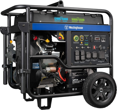 Westinghouse WGen12000DF Generator 12000W/15000W 50 Amp Remote Start Dual Fuel New