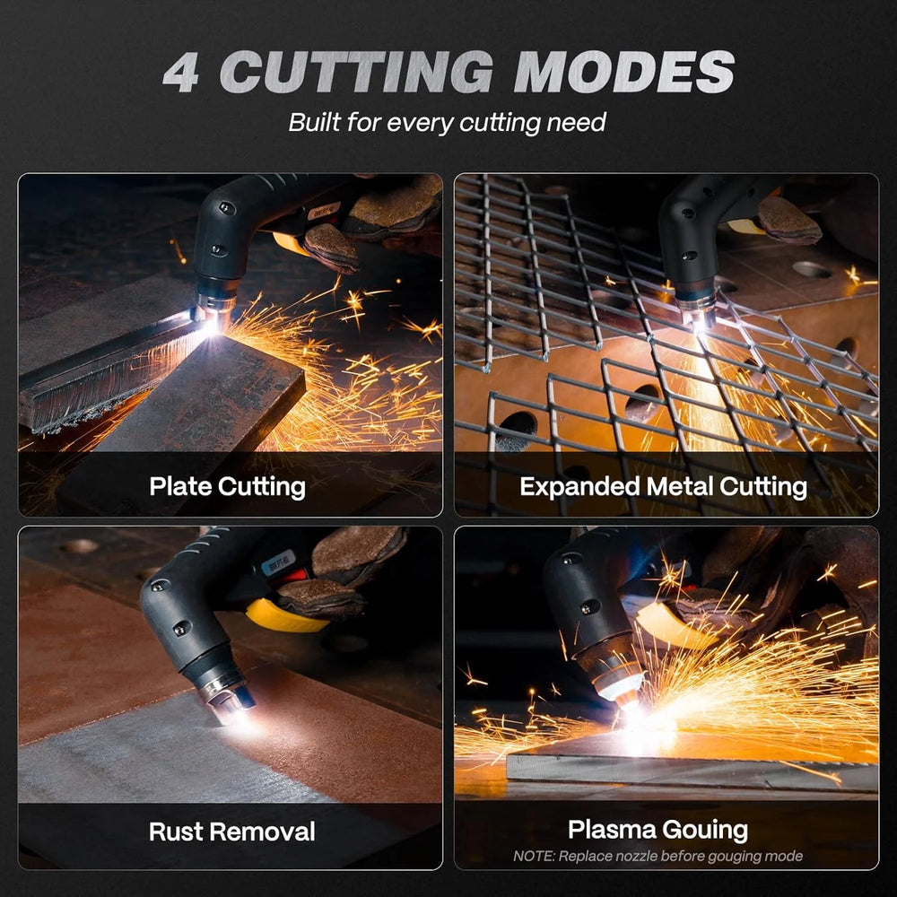 Arccaptain CUT60 Plasma Cutter Non-HF Blow Back Pilot Arc 60 Amp 110V/220V New