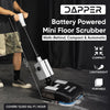 Dapper Supply Mini Automatic Floor Scrubber 16" Battery Powered 1 Gal. Tank New
