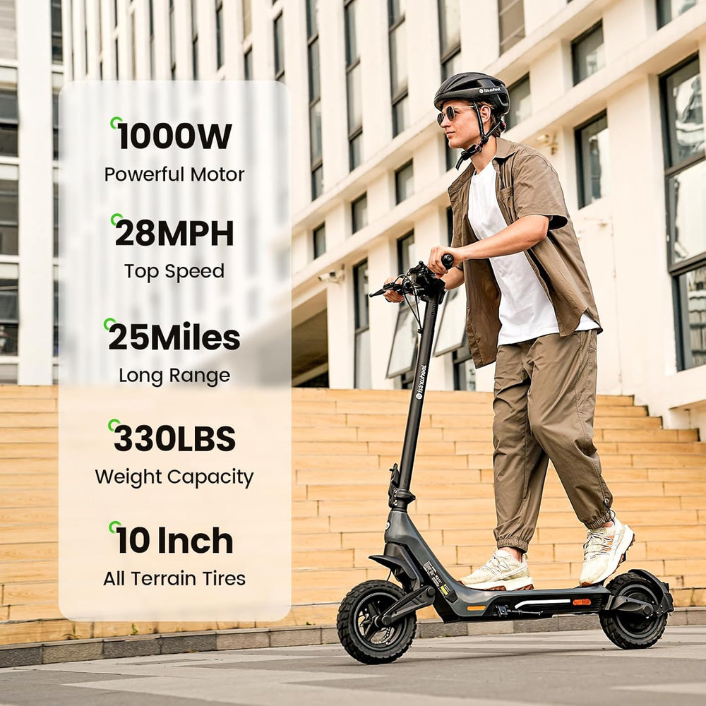 isinwheel Z1 Electric Scooter 1000W 28 MPH 30 Mile Range 48V New
