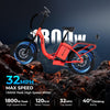 Rattan LM Ultra Foldable Electric Bicycle 32 MPH 120 Mile Range 1000W 48V 40.5Ah New
