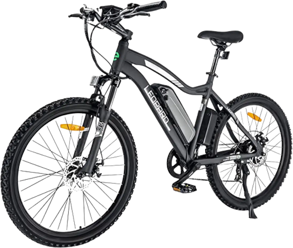 Ecotric Leopard E-Bike 36V 12.5AH 500W 20 MPH Mountain Bike New Matte Black