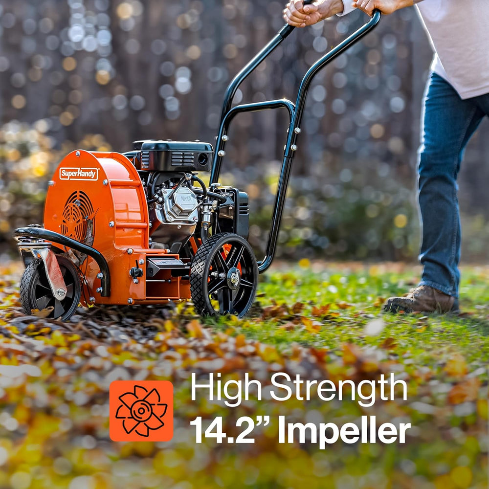 Super Handy GUO124 7 HP 150 MPH 1270 CFM Walk Behind Leaf Blower New