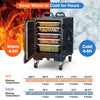 End-loading insulated food pan carrier with wheels, 81 Quart capacity, maintains food temperature for 4-6 hours.