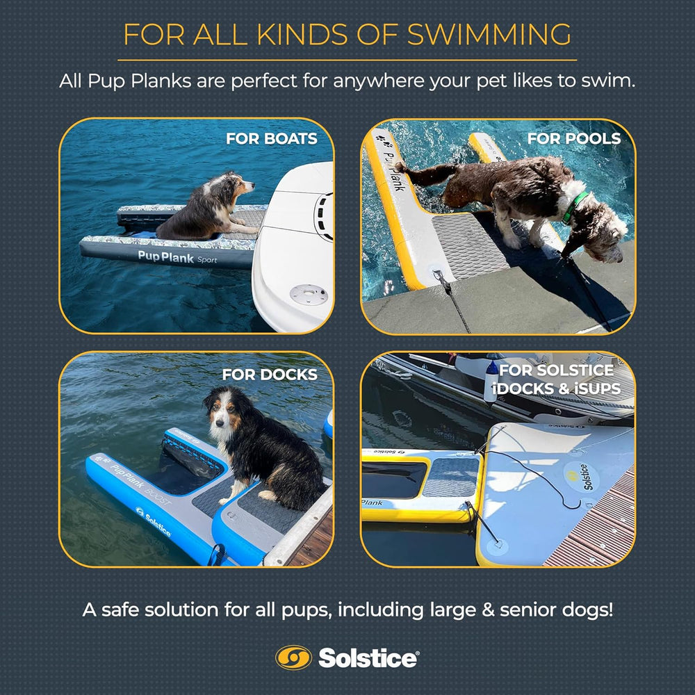 Swimline Solstice 33250 Inflatable Pup Plank Sport XL 48" x 32" with 200 Lbs Capacity New