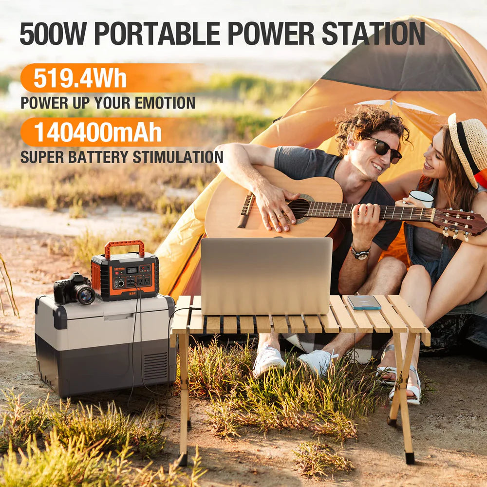 EBL MP500 Portable Power Station 519Wh 500W New