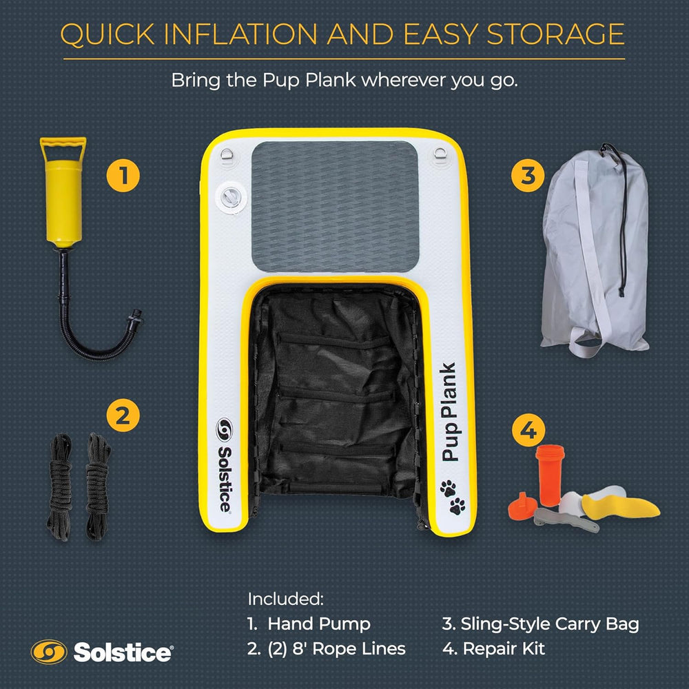 Swimline Solstice 33248 Inflatable Pup Plank XL 48" x 32" with 200 Lbs Capacity New