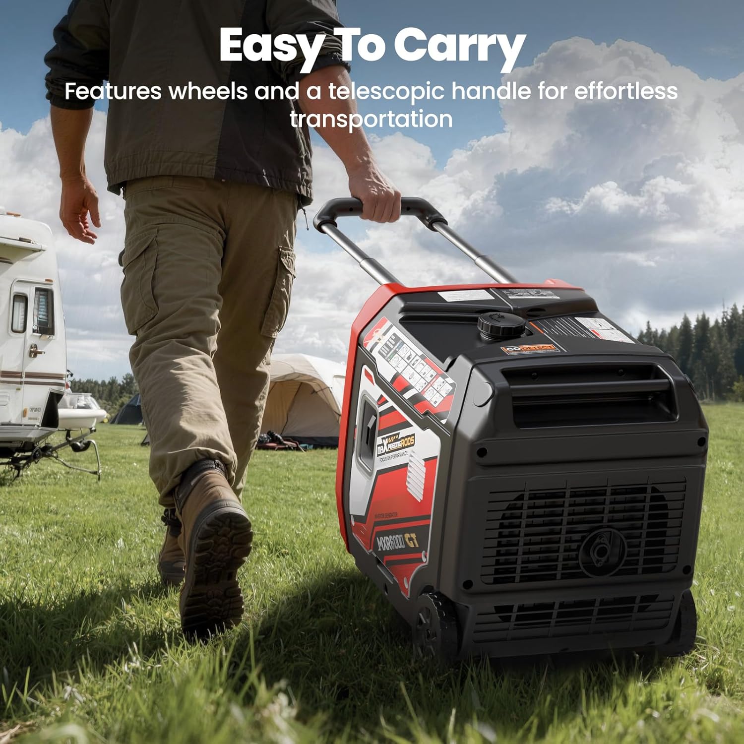 Maxpeedingrods 5000W/6000W Inverter Generator 50A Gas