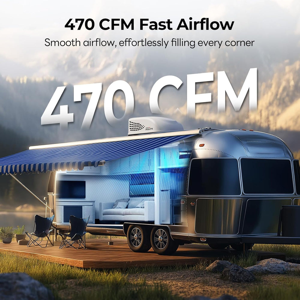 Fogatti InstaCool 135 II RV Rooftop Air Conditioner Non-Ducted 13,500 BTU 115V New
