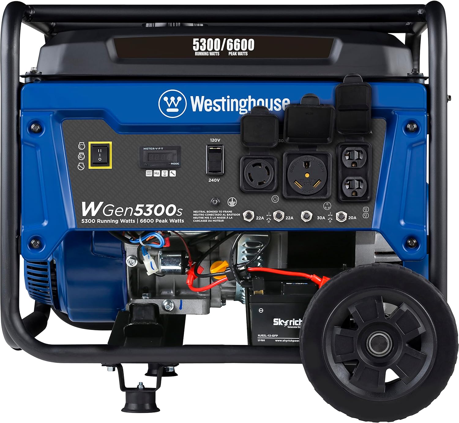 Westinghouse WGen5300s Generator 5300W/6600W 30 Amp Electric Start Gas New