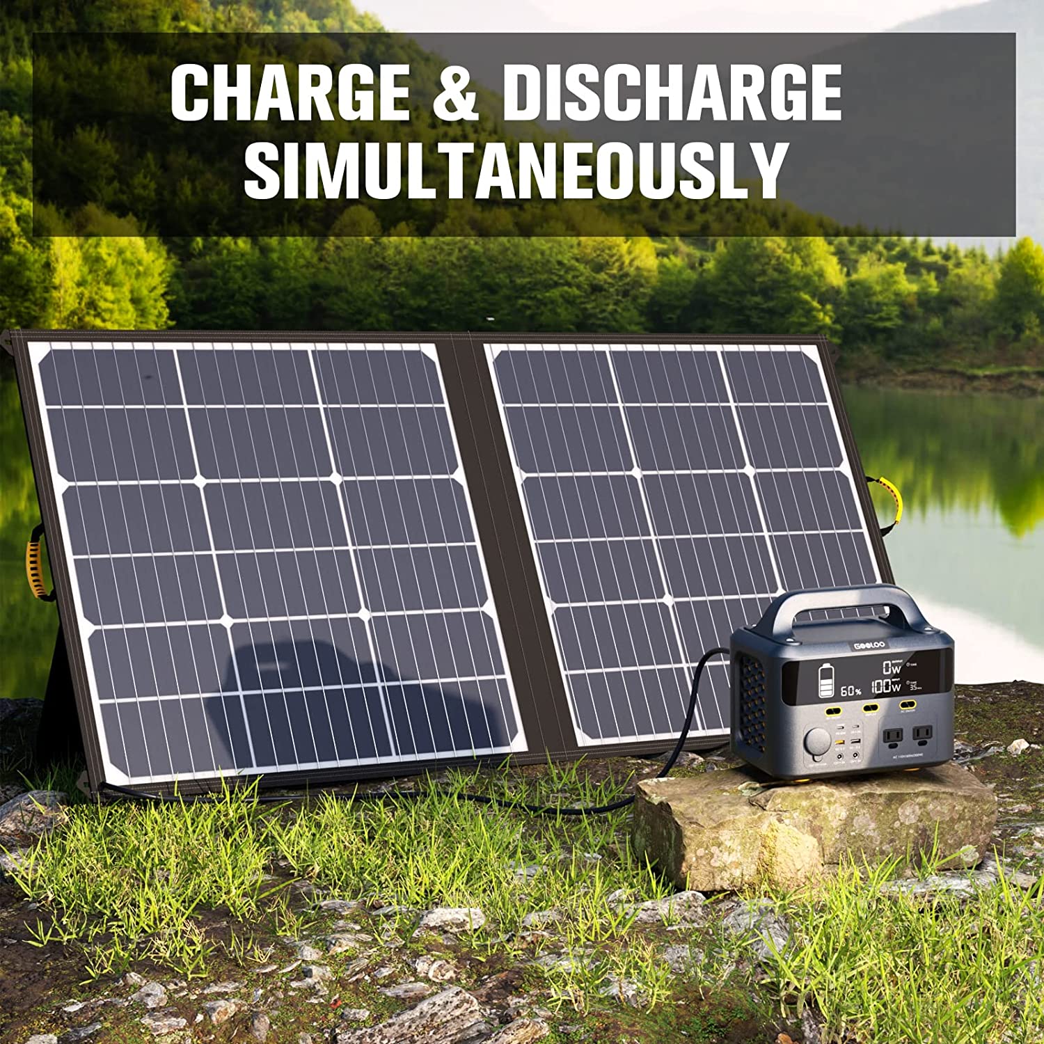 GOOLOO GTX300 Portable Power Station 299.52Wh 110V/300W
