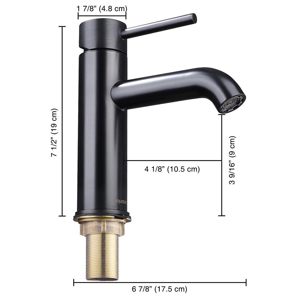 Yescom Bathroom Sink Faucet 1-Handle Cold & Hot, 7.5"H New
