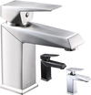 Yescom Bathroom Sink Faucet Square 1-Handle Cold & Hot 7"H New