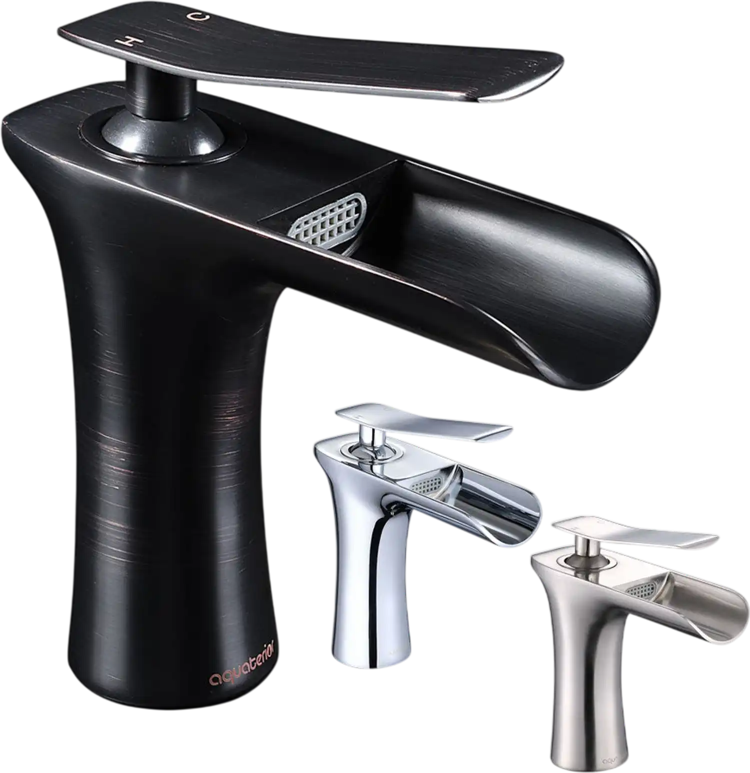 Yescom Waterfall Bathroom Sink Faucet 1-Handle Cold & Hot 6.5