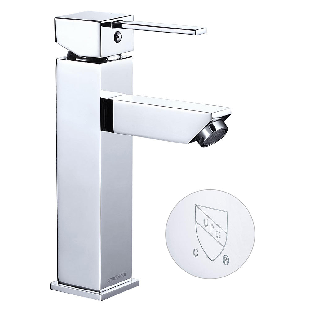Yescom Bathroom Faucet Single Hole 1-Handle Cold & Hot 8"H New
