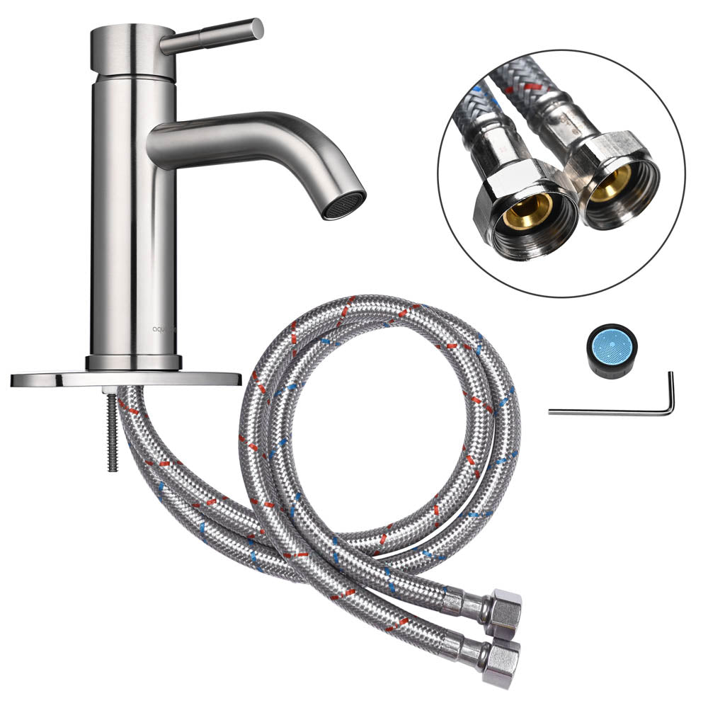 Yescom Bathroom Sink Faucet 1-Handle Cold & Hot, 7.5"H New