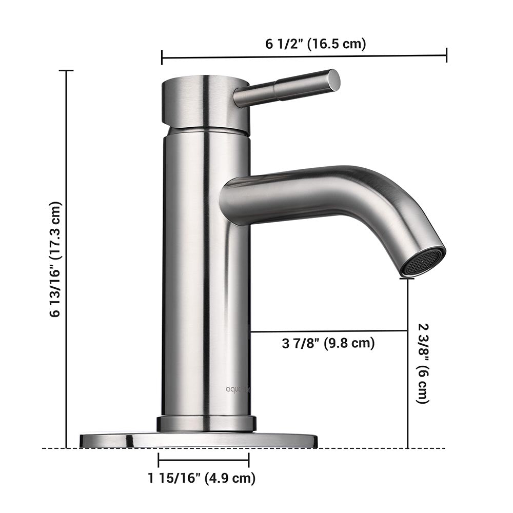 Yescom Bathroom Sink Faucet 1-Handle Cold & Hot, 7.5"H New