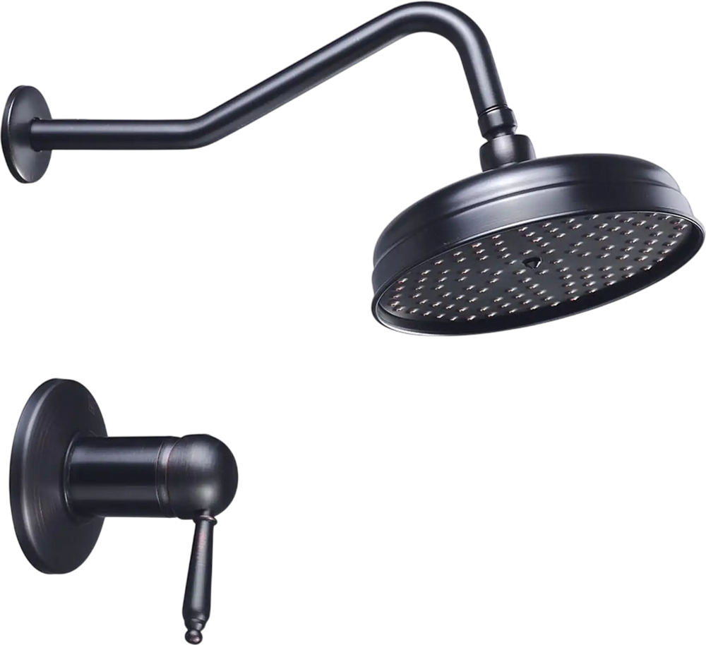 Yescom Rain Shower Head Bath Shower Faucet Oil Rubbed Bronze New