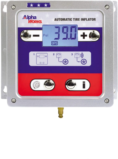 Alpha Works GUR003 1/4 Inch NPT 30 Foot Hose LCD Digital Tire Inflator Gauge New