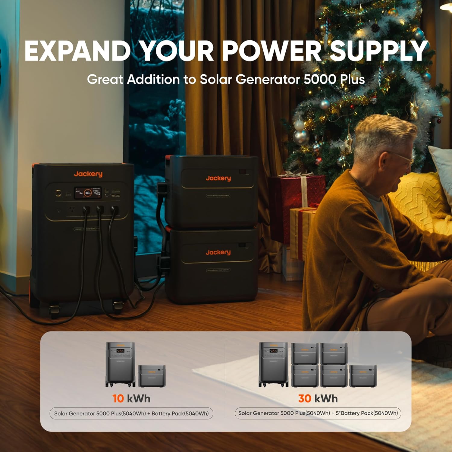 Jackery Battery Pack 5000 Plus 5040Wh for Explorer Solar