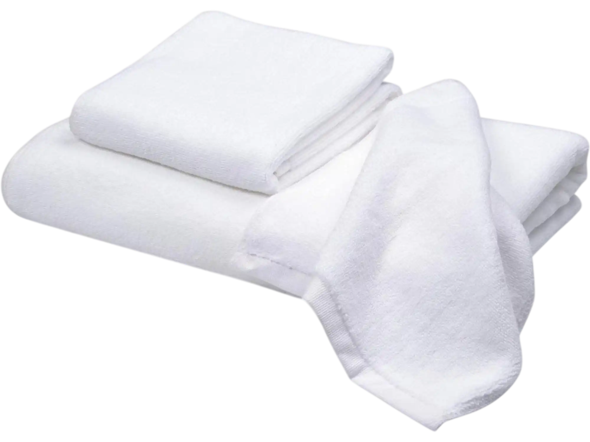 Yescom Bathtub Towel Set 3Pcs White New