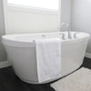 Yescom Bathtub Towel Set 3Pcs White New