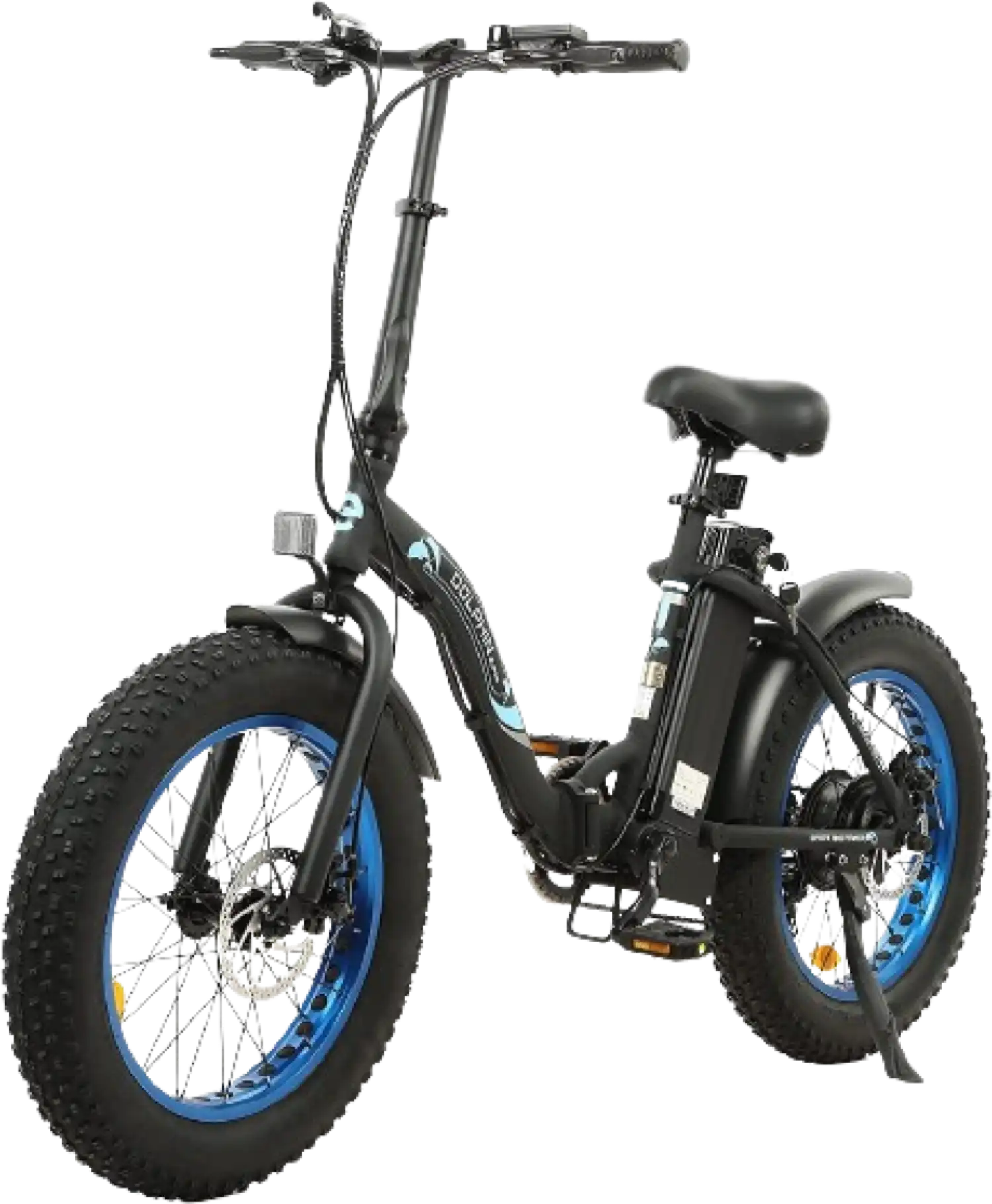 Ecotric Dolphin E-Bike 36V 12.5AH 500W 21-23 MPH 20" Fat Tire Folding Ecotric Dolphin E-Bike 36V 12.5AH 500W 21-23 MPH 20" Fat Tire Folding