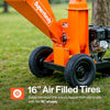 Super Handy GUO141 Towable Wood Chipper 4" Chipping Capacity 15 HP Gas Electric Start New