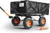 Super Handy GUO109 Towable Garden Cart 660 Lbs Load Capacity 4.6 Cu Ft Compatible with GUO098 New