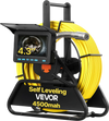 Vevor Sewer Camera 98 ft Self-Leveling with 4.3" HD Screen LED Lights New