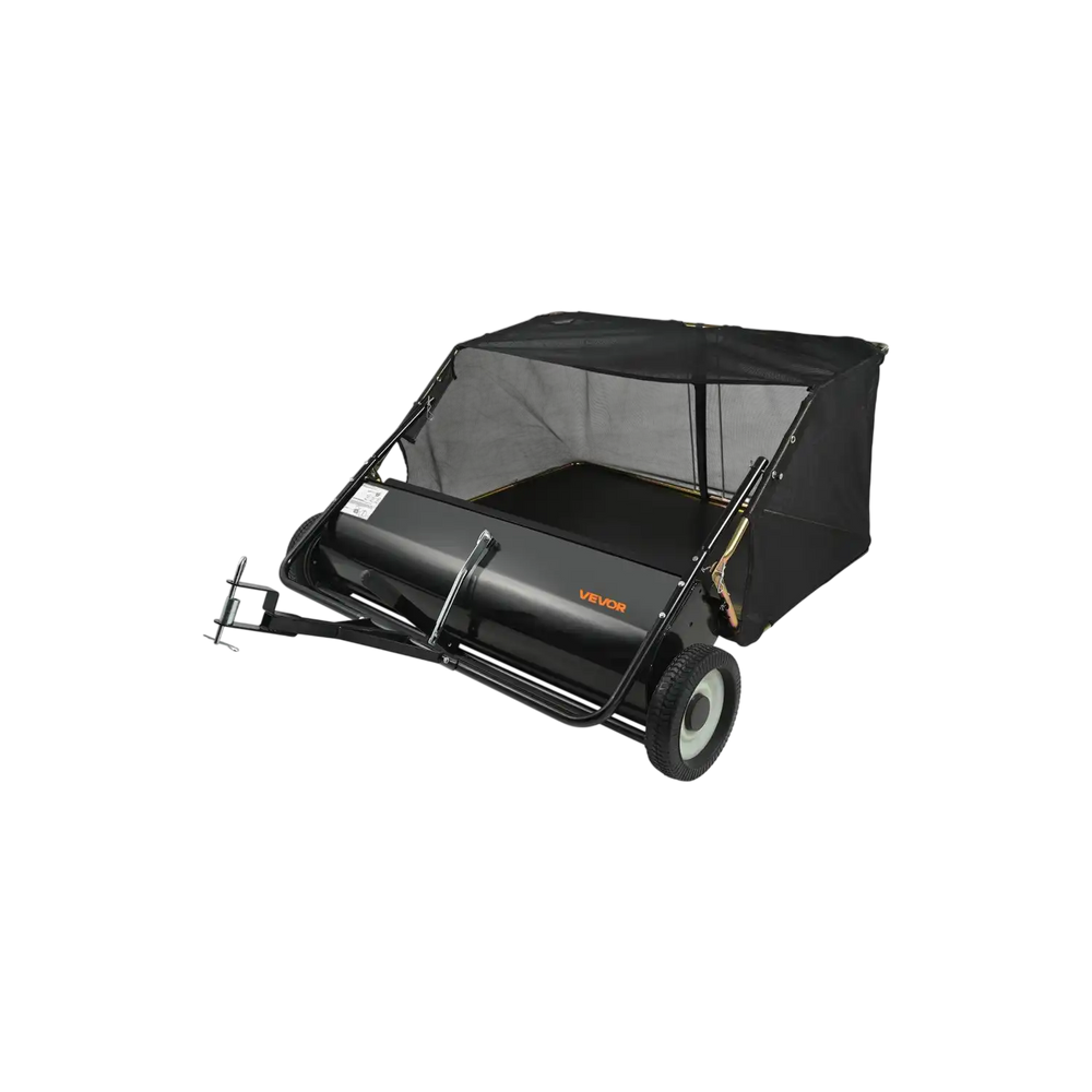 Vevor Lawn Sweeper Tow Behind 50" 26 Cu. Ft. with Adjustable Height New