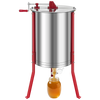 Vevor Honey Extractor 6 Frame Manual Spinner Height Adjustable Stainless Steel New