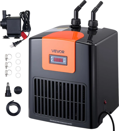 Vevor Aquarium Chiller 52 Gallon 1/10 HP High Efficiency Adjustable Temperature New