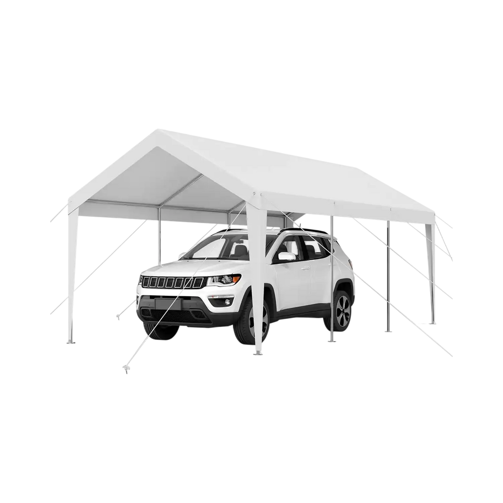 Vevor Carport 10 x 20 ft. Portable UV-Resistant Waterproof Galvanized Frame New