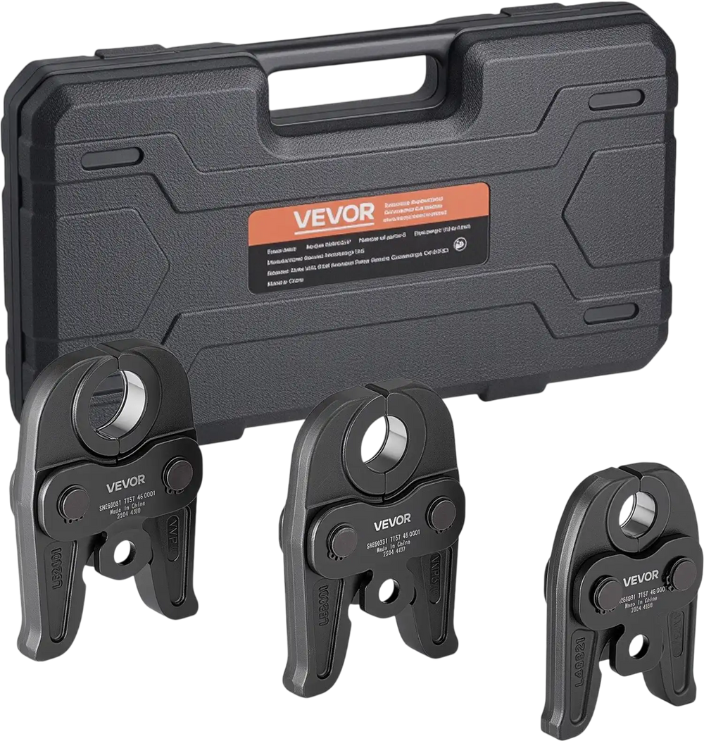 Vevor MegaPress Jaws 3-Piece Set with Carrying Case New
