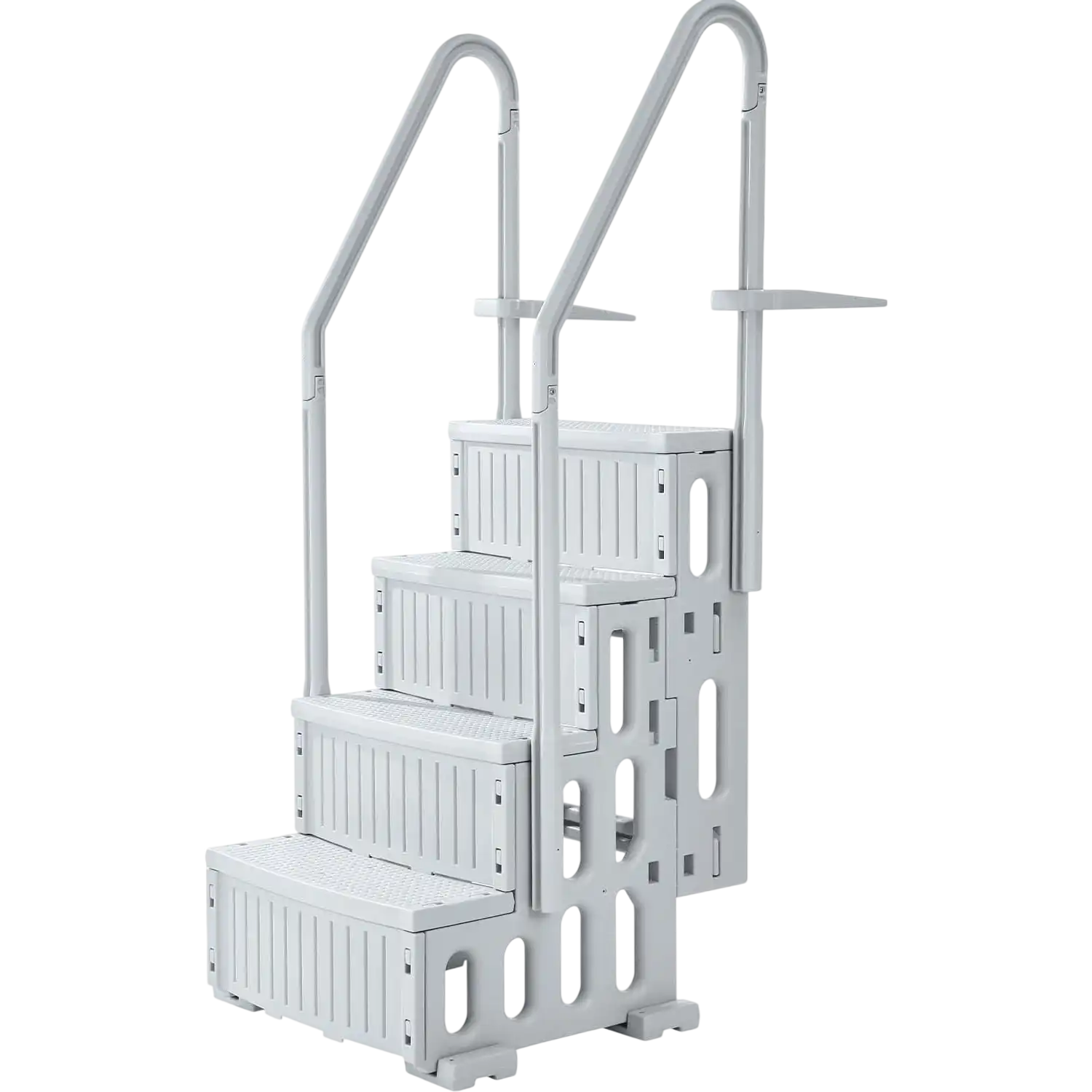 Vevor Swimming Pool Ladder 4-Step Double Handrails Non-slip 400 lb. Capacity New