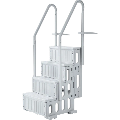 Vevor Swimming Pool Ladder 4-Step Double Handrails Non-slip 400 lb. Capacity New