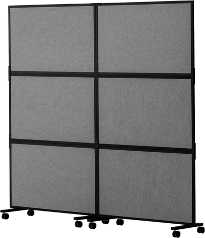 Vevor Office Divider 2 Panel Partition 67 x 73 in. Noise Reducing New