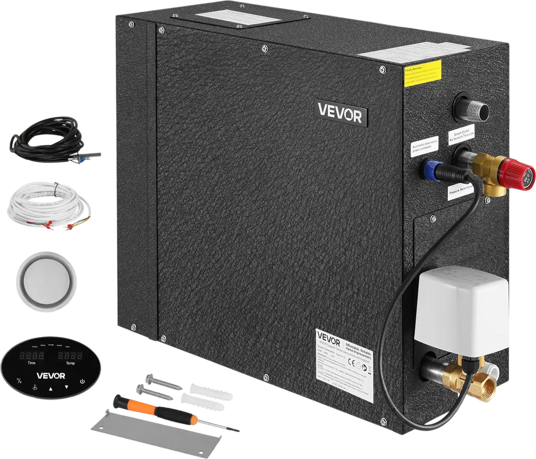 Vevor Steam Generator 7.5 kW Shower System with Controller for Home Sauna 220-240V New