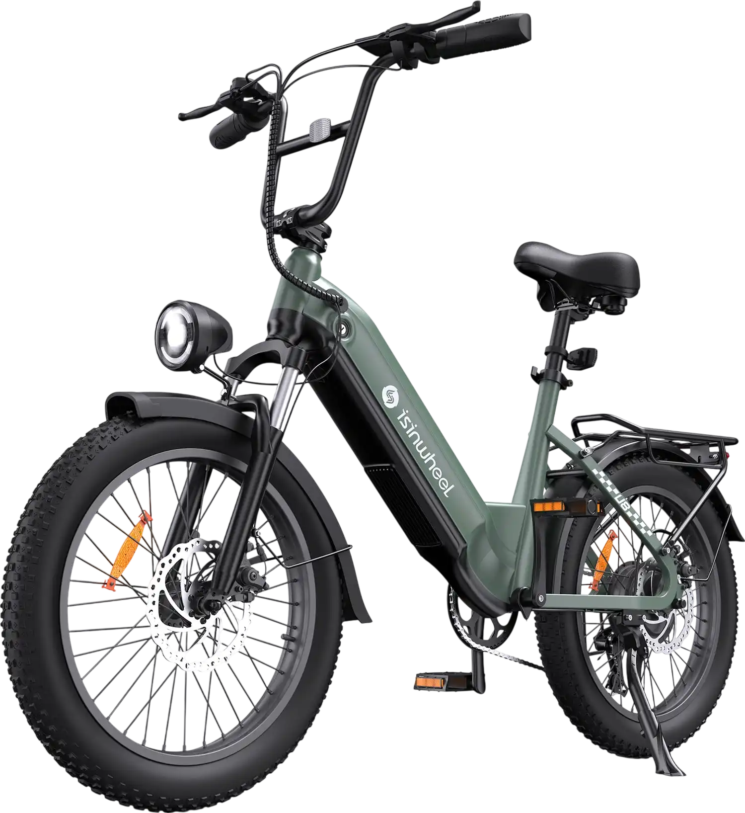 isinwheel U8 Pro Electric Bike All-Terrain 1000W 28 MPH 105 Mile Range 48V New