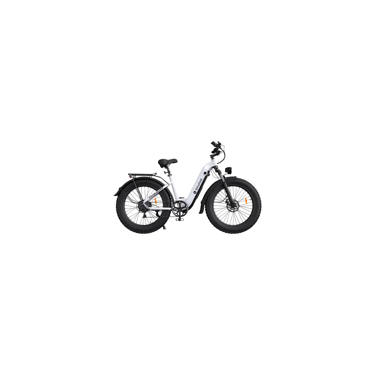 isinwheel U8 Plus Electric Bike All-Terrain 1500W 28 MPH 75 Mile Range 48V New