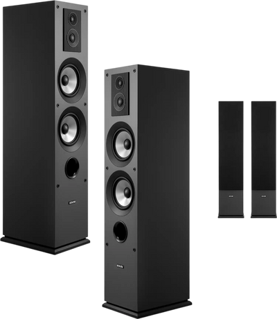 Vevor Floor-Standing Tower Speakers 3-Way with Tweeters and Dual 5.25