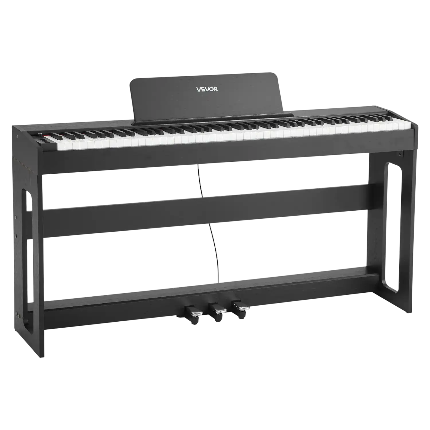 Vevor Digital Piano 88 Keys Fully Weighted with Stand Triple Pedal 280 Tones Bluetooth New