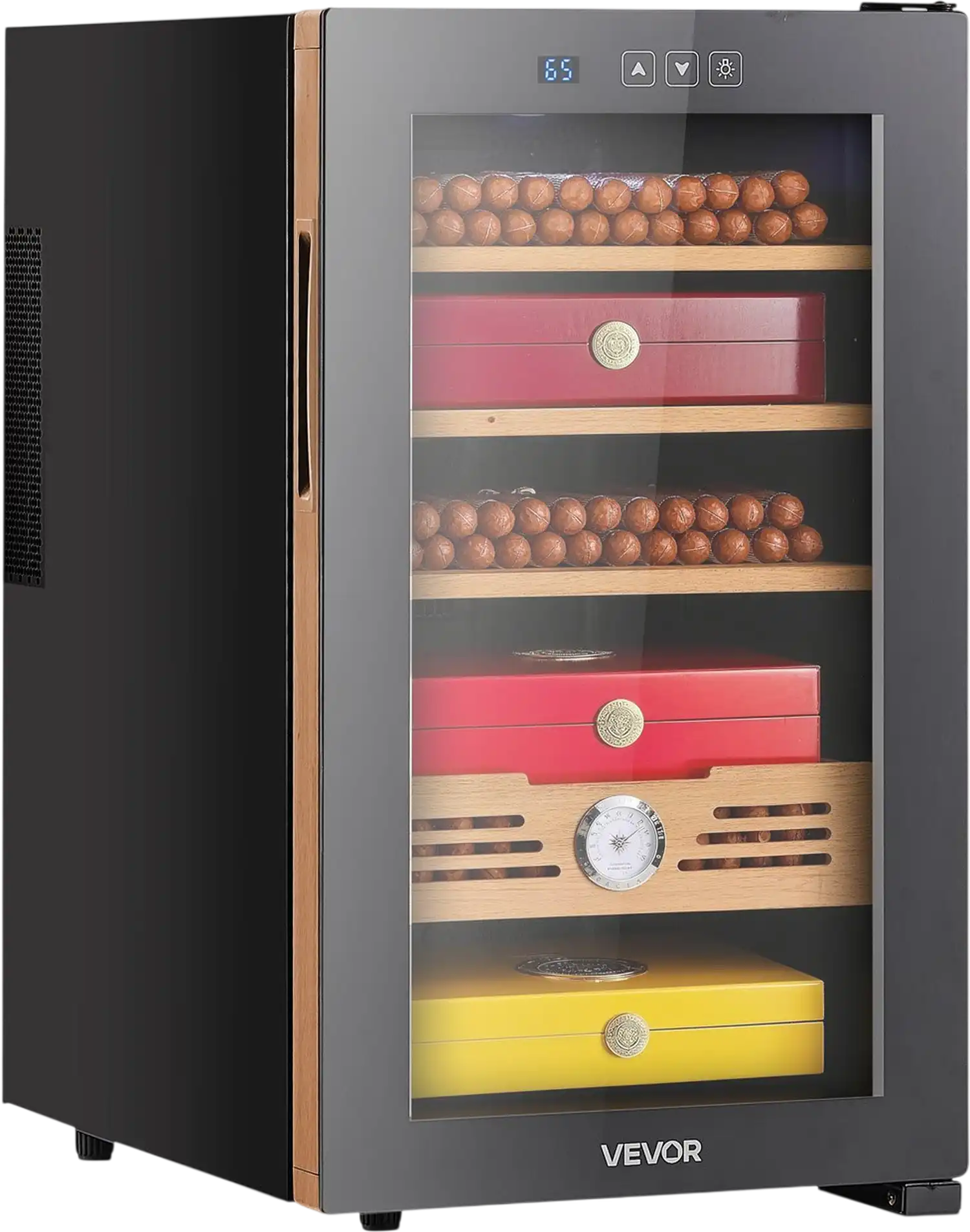 Vevor Electric Humidor Cabinet 48 L with Cooling Temp Control 350 Count Capacity New