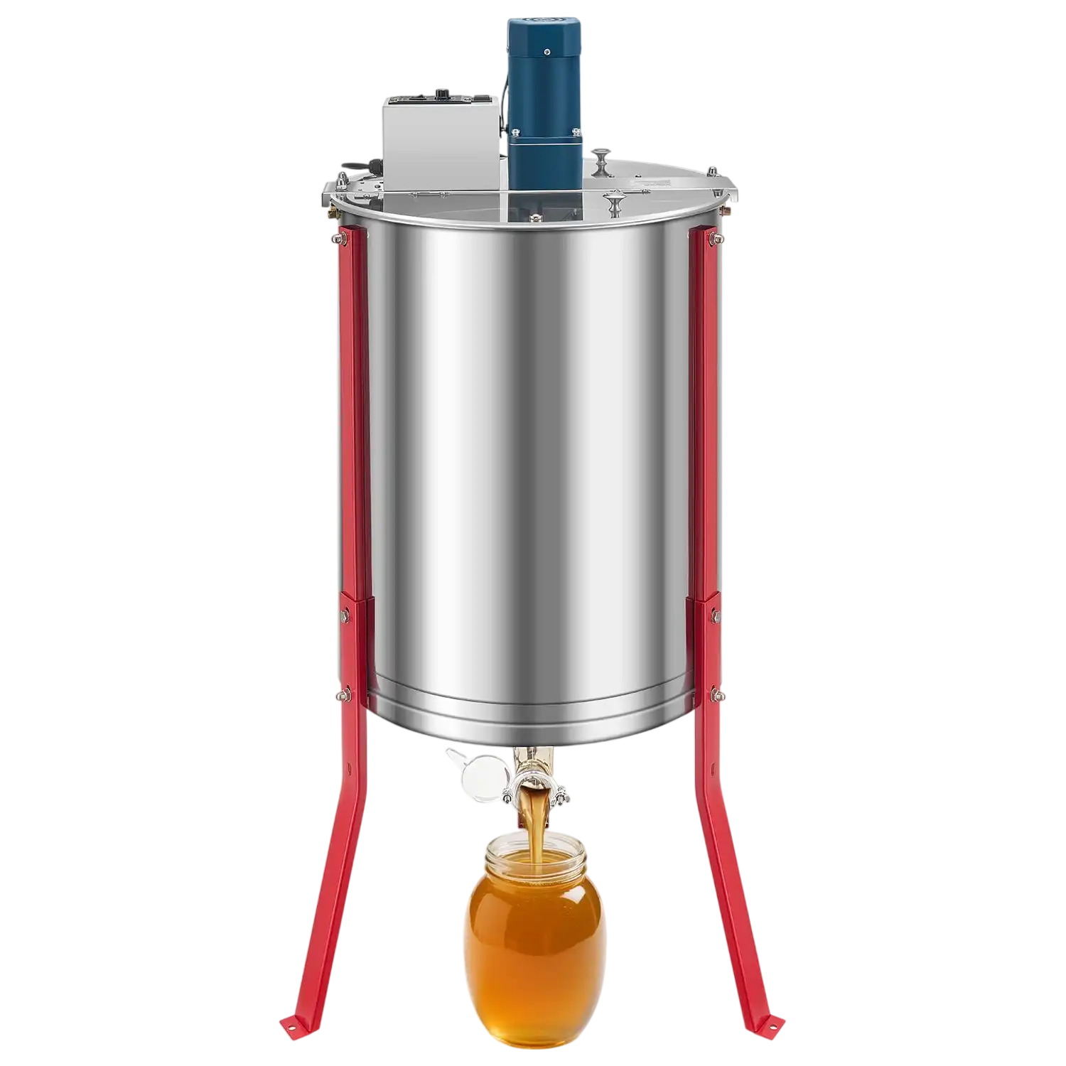 Vevor Electric Honey Extractor 6 Frame Spinner Height Adjustable 140W New