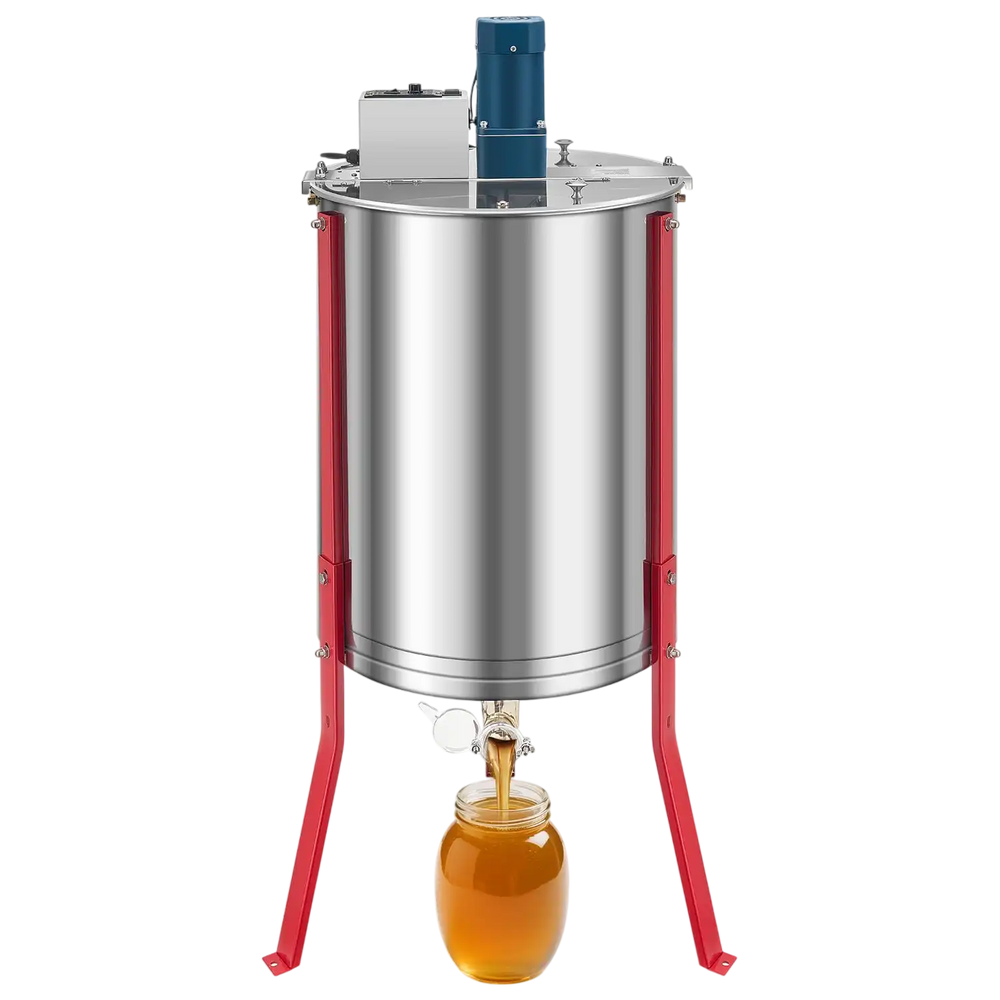 Vevor Electric Honey Extractor 6 Frame Spinner Height Adjustable 140W New