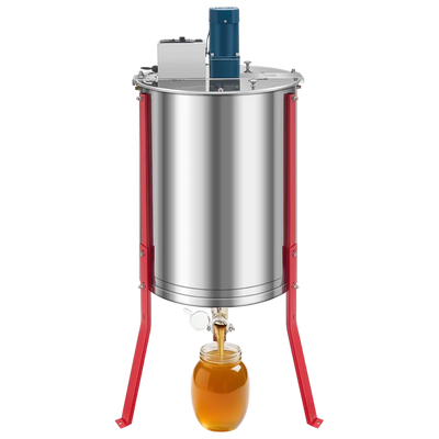 Vevor Electric Honey Extractor 6 Frame Spinner Height Adjustable 140W New