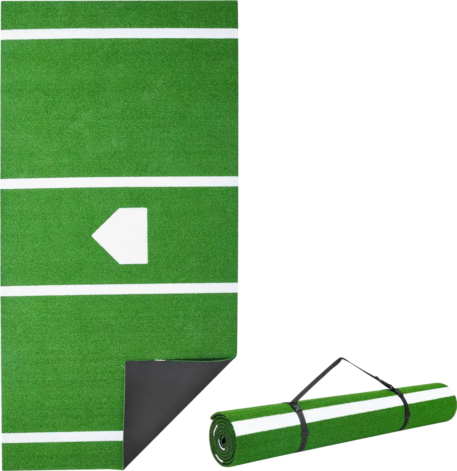 Vevor Batting Cage Mat 12 x 6 ft. Turf with Home Plate New
